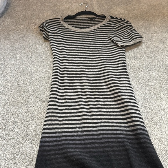 Theory 100% Cashmere Striped Ombré Dress, SP - Picture 4 of 4